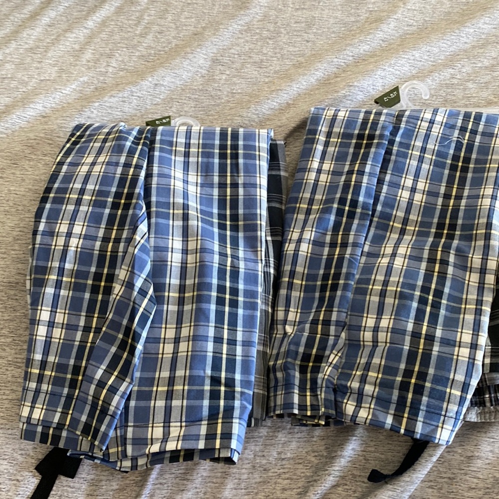 XL boxer style lounge shorts- 2 packs of 2 (4 total)